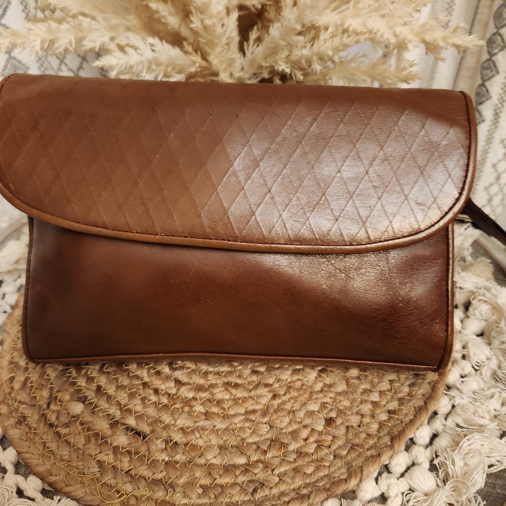 Vintage Etienne Aigner Brown Leather Purse